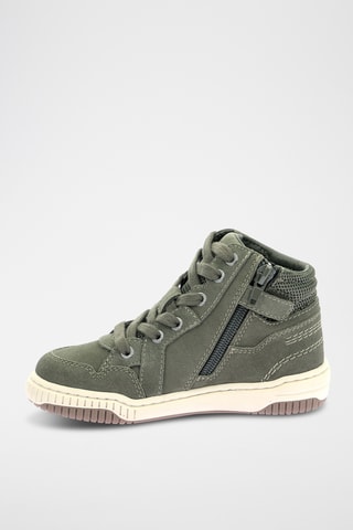 Hoge Nubuck Sneakers Kick90 - Kaki