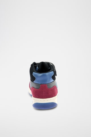 Hoge Sneakers - Zwart en Bordeauxrood