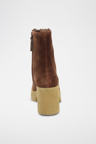 Nubuck Enkellaarzen Kick Celest - Bruin