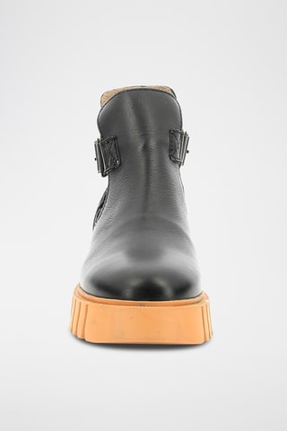 Bottines en cuir Kick Fantasy - Noir