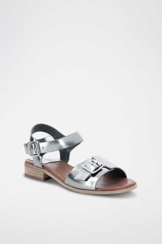 Leren Sandalen Bucidi - Zilverkleurig