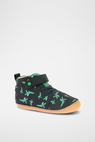 Leren Laarsjes Sonizikro - Marineblauw