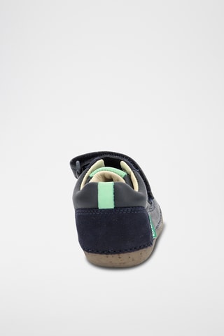 Schapenleren Laarsjes Sostankro - Marineblauw