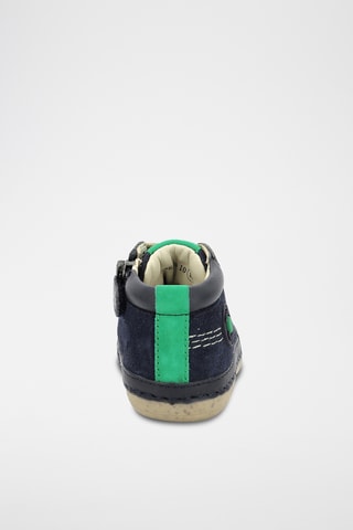 Leren Laarsjes Sonistreet - Marineblauw
