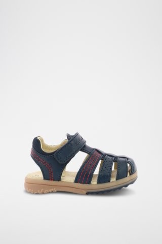 Leren Sandalen Platinium - Marineblauw