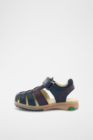 Leren Sandalen Platinium - Marineblauw