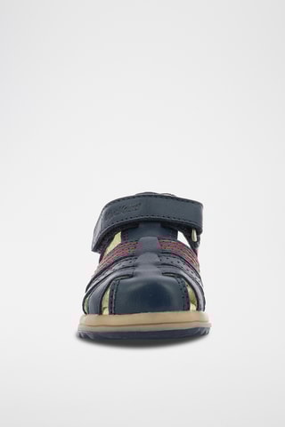 Leren Sandalen Platinium - Marineblauw