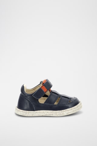 Leren Sandalen Tractus - Marineblauw