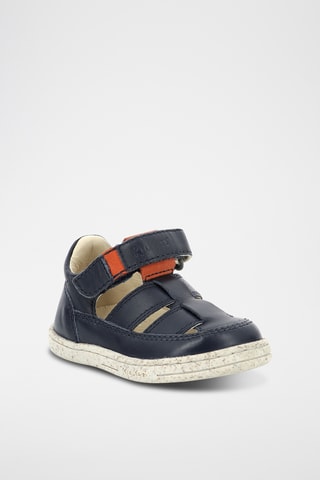 Leren Sandalen Tractus - Marineblauw