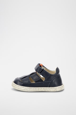 Leren Sandalen Tractus - Marineblauw