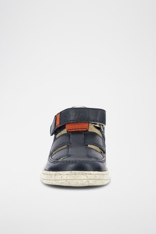Leren Sandalen Tractus - Marineblauw