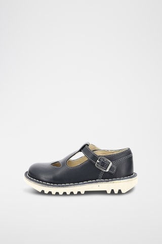 Leren Saloméschoenen KickMary - Marineblauw