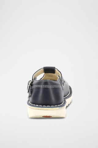 Leren Saloméschoenen KickMary - Marineblauw