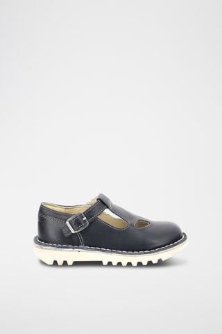 Leren Saloméschoenen KickMary - Marineblauw