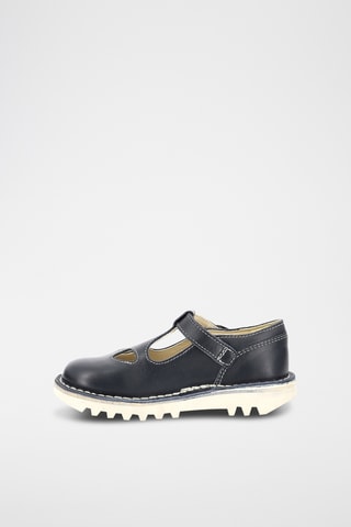 Leren Saloméschoenen KickMary - Marineblauw