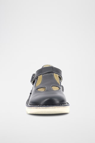 Leren Saloméschoenen KickMary - Marineblauw