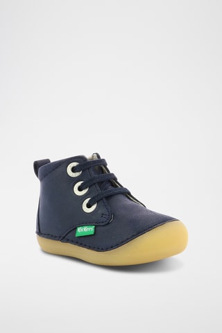 Leren Enkellaarzen Soniza - Marineblauw