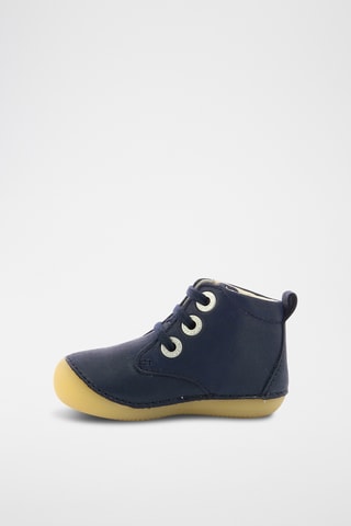 Leren Enkellaarzen Soniza - Marineblauw