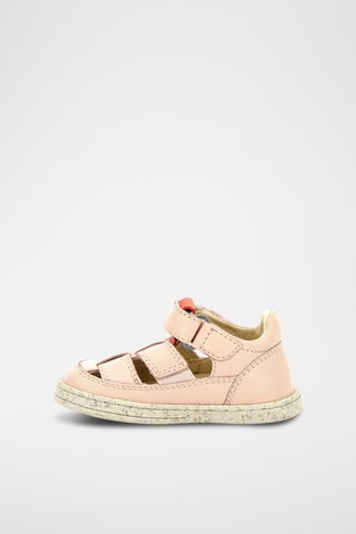 Leren Sandalen Traktus - Lichtroze