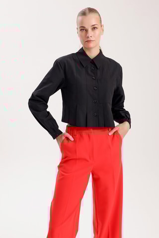 Camisa curta - Preto