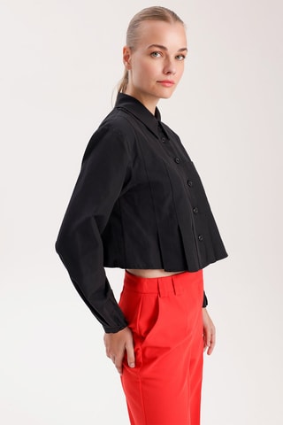 Camisa curta - Preto