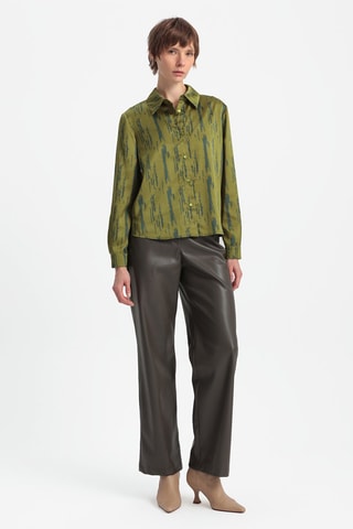 Camisa - Verde-azeitona