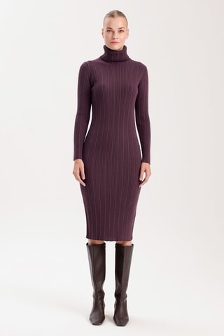 Vestido justo - Violeta