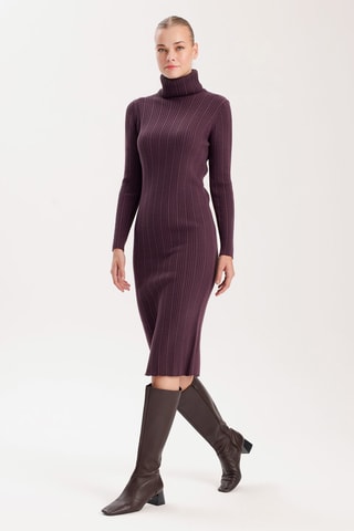 Vestido justo - Violeta