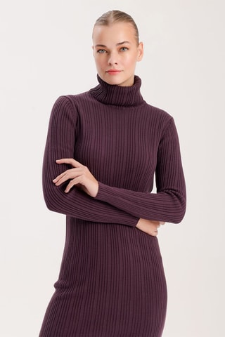 Vestido justo - Violeta