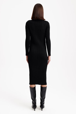 Vestido justo - Preto