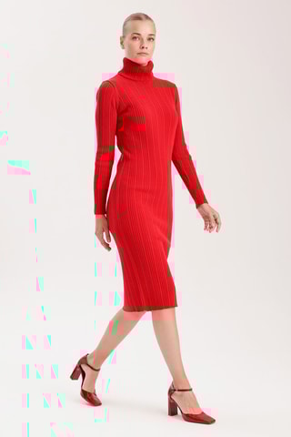 Vestido justo - Vermelho