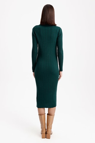 Vestido justo - Verde-esmeralda
