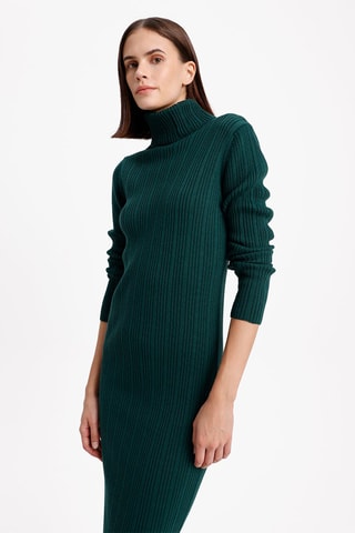 Vestido justo - Verde-esmeralda