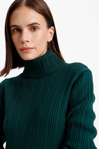 Vestido justo - Verde-esmeralda