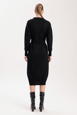 Vestido midi - Preto