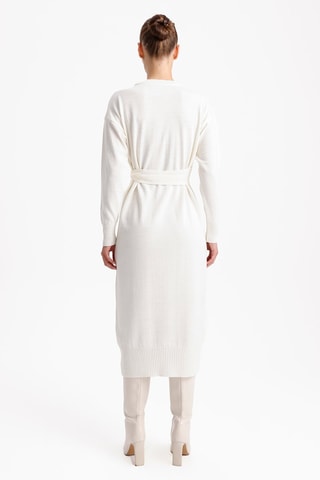 Vestido midi - Cru