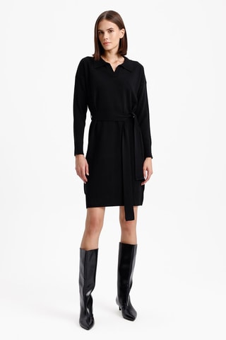 Vestido direito - Preto