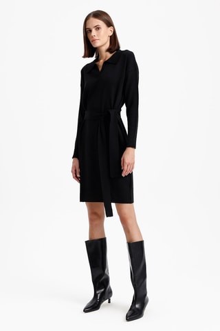Vestido direito - Preto