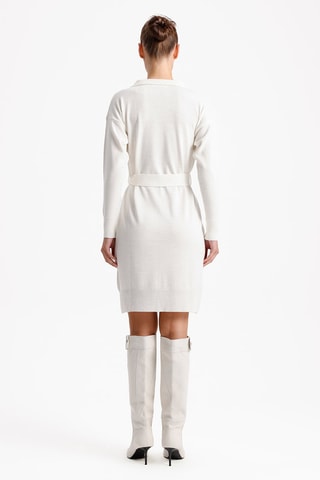 Vestido direito - Cru