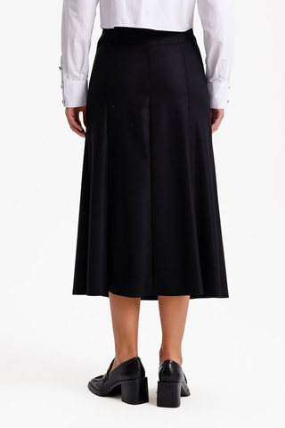 Saia midi - Preto