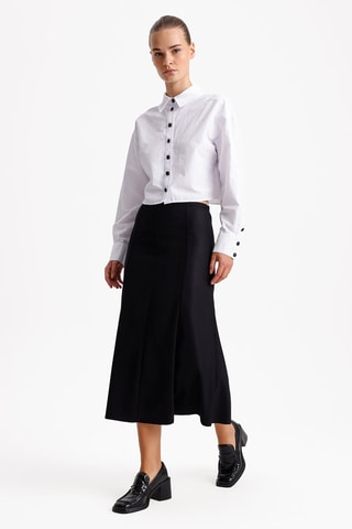 Saia midi - Preto