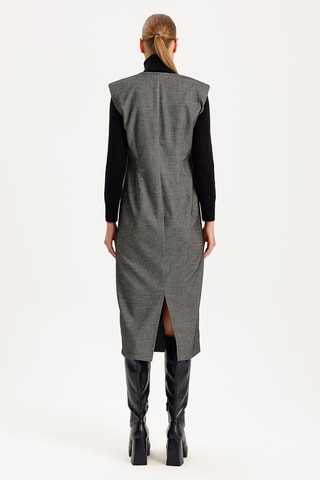 Vestido direito - Antracite