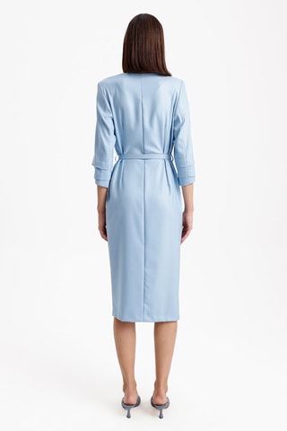 Vestido-camisa - Azul-celeste