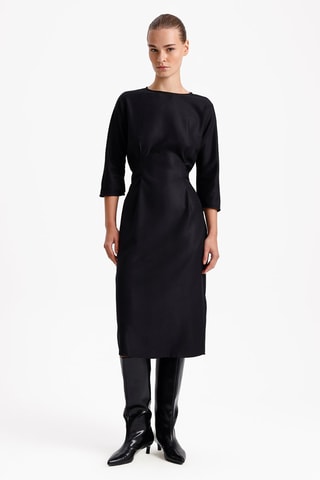 Vestido direito - Preto