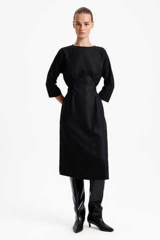 Vestido direito - Preto