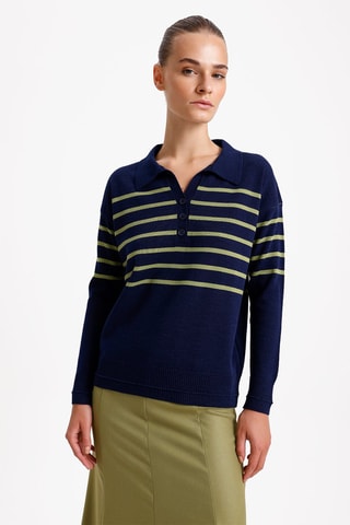 Camisola - Azul-marinho