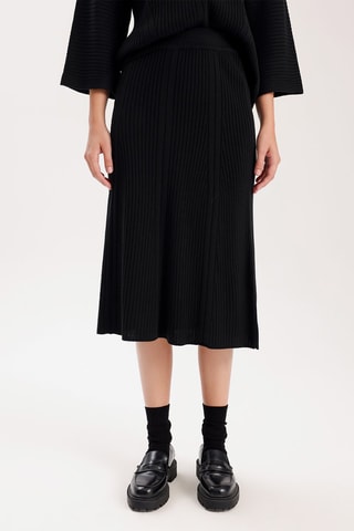 Saia midi - Preto