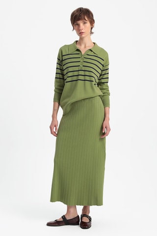 Saia midi - Verde