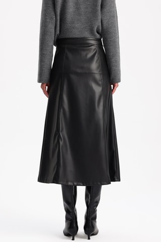 Saia midi - Preto