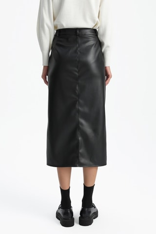 Saia midi - Preto